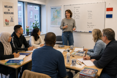 Evening Classes: Beginner-Basic Group Classes (A0 through A1).
